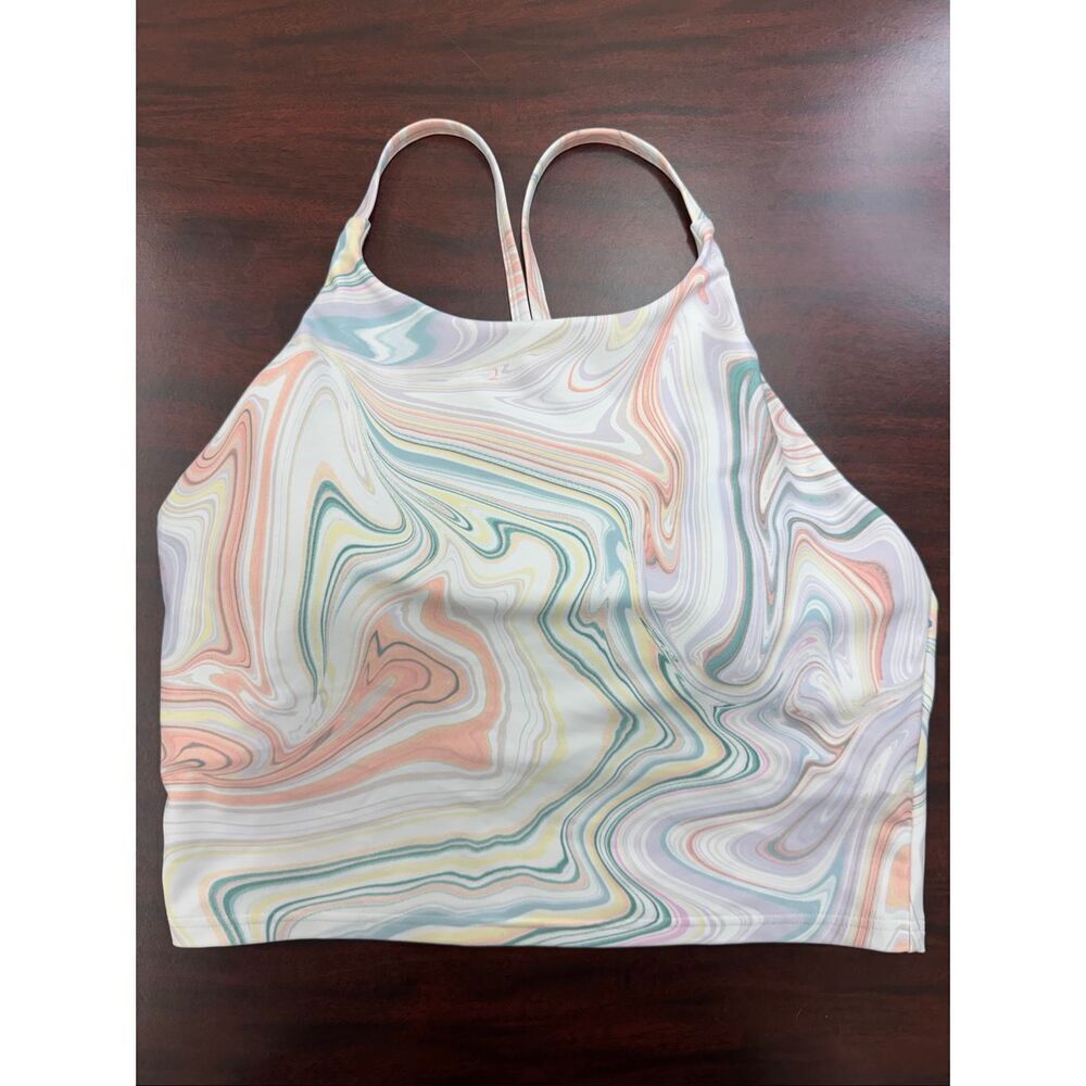 Old Navy Active Powersoft Marble Print Athletic Tank Size Large